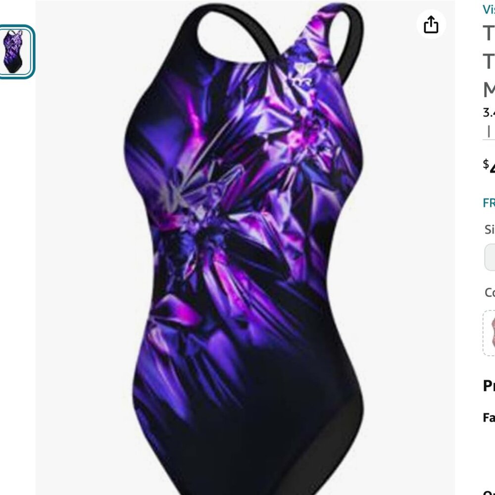 TYR Sport Women's TYRECO Starship swimsuit